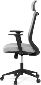 Kancelárska stolička sivá KA-V3329 GREY