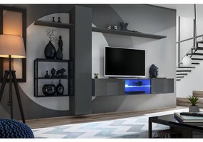 Obývacia stena Switch Met V grafit