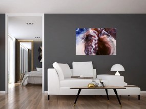 Obraz - Fialový mramor N⁰3 (90x60 cm)