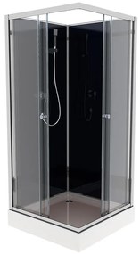 Sprchový kút štvorcový Elize 90x90 chróm