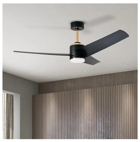 Immax NEO 07280L -LED Stm. str. ventilátor BEAUTY 18W/230V čierna Wi-Fi Tuya + DO