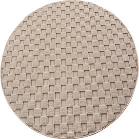 Kusový koberec Helix 2203 beige kruh, 80x80, béžová, chodba / predsieň, Ayyildiz