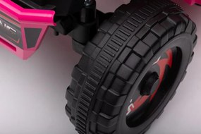 LEAN CARS Ružová batériová štvorkolka XMX630T s prívesom