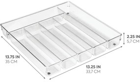 Organizér na príbory iDesign Linus, 34,5 x 35 cm