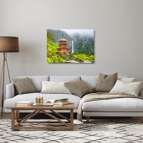 Sklenený obraz - Vodopád Nači (70x50 cm)