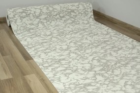 Kúpelňová penová rohož Softy-tex 911 Mramor,  krémová