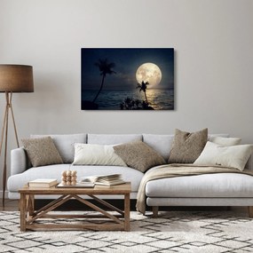 Obraz - Pláž za splnu (90x60 cm)