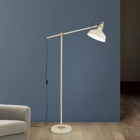 Orion Stl 12-1192/1 - Stojacia lampa SCHILLER 1xE27/40W/230V krémová/bronz