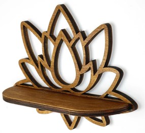 Nástenná polica Raf264 orech