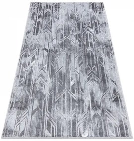 Moderný MEFE koberec B402,  tmavo-sivý