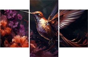 Obraz - Kolibrík (90x60 cm)