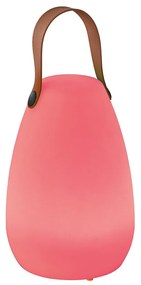 Bielo-hnedá LED stolová lampa (výška 20 cm) Ruby – Fischer &amp; Honsel