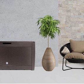 Prosperplast Odkladací box RATO, 310L, 119x48x60cm, hnedá