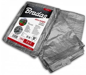Bradas Krycia plachta strieborná 3x3 m 260 g/m2