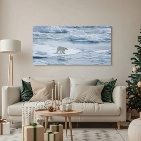 Obraz polárny medveď na ľadovej kryhe