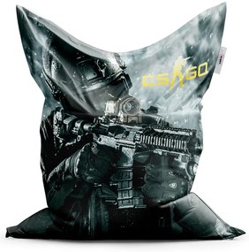 Sablio Sedací vak Classic CS:GO Vojak 1 - 200x140 cm