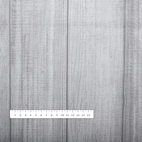 PVC obrus Sivý dekor dreva PV-006 - metráž š. 140 cm