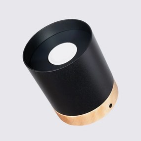 Sollux SL.1349 - Bodové svietidlo RIF 1xGU10/10W/230V pr. 12 cm čierna