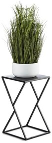 Stojan na kvety LOFT 40x23,5 cm čierna