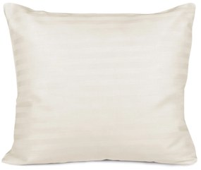 SATÉNOVÁ OBLIEČKA NA VANKÚŠ CIZGILI EXCLUSIVE 50X60 CM KRÉMOVÁ