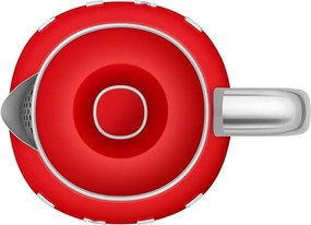 Červená rýchlovarná kanvica z nehrdzavejúcej ocele 800 ml Retro Style – SMEG