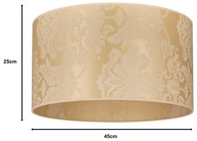 Duolla - Tienidlo univerzálne ROLLER E27 pr. 45 cm zlatá