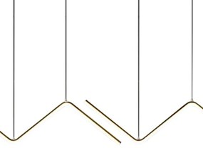 LED Luster na lanku VERTE 2xLED/11W/230V čierna