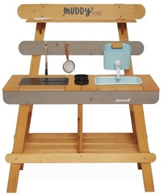 Janod - Vonkajšia drevená kuchynka MUDDY LAB