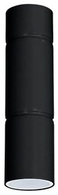 Luminex Bodové svietidlo IMPLODE 1xGU10/8W/230V čierna LU8380
