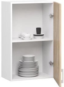 Horná kuchynská skrinka LIMA W50/720/ biela / dub sonoma