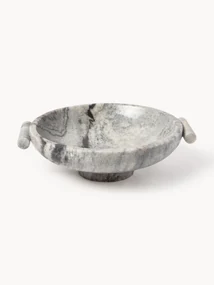 Dekoratívna miska z mramoru Fossil, V 10 cm