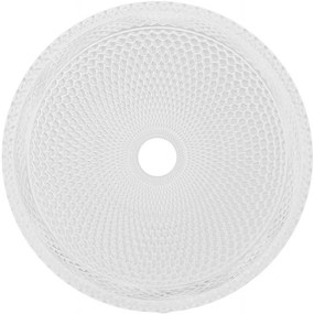 Mexen Dora, sklenené umývadlo na dosku 34 x 34 cm, číra, 24113400