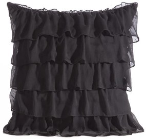 Obliečka na vankúš Daisy 45x45 čierna 410632