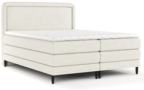 Krémovobiela boxspring posteľ 140x200 cm Dove – Maison de Rêve