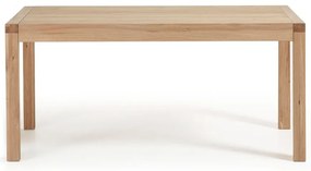 Rozkladací jedálenský stôl s prídavnou doskou v dekore duba 100x200 cm Briva – Kave Home