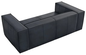 Tmavomodrá kožená pohovka 212 cm Madame – Windsor &amp; Co Sofas