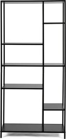 Regál AVENBERG ARCANA 165 x 80 cm čierny