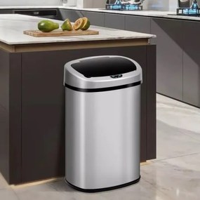 Bezdotykový Jumbo koš 50l strieborná