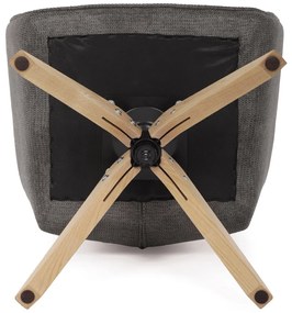 Jedálenská stolička DCH-C2148 GREY2 s vodoodolnýmpoťahom