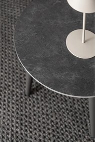 Kaki/taupe hliníková záhradná lounge súprava pre 2 Millor – Bizzotto