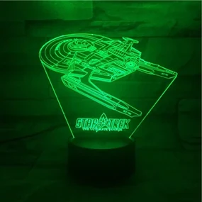 3Dmix 3DL-SMRT012 – 3D LED nočná lampa - Star Trek (Smart)