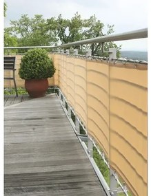 Balkónová zástena PES umývateľná sisal 0,75x3 m