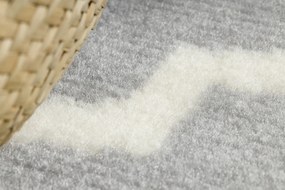 Koberec BCF Morad TRELLIS Vzor marocká mreža, svetlosivý