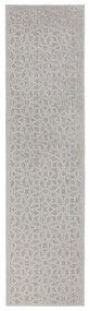 Flair Rugs koberce Behúň Piatto Argento Silver – na von aj na doma - 66x230 cm