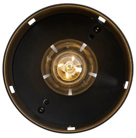 Dizajnové stropné svietidlo čierne - Yana