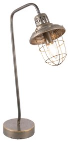 Stolná lampa kovová, 36x15x60cm