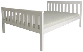 Posteľ KALEA 90 x 200 cm, biela Rošt: S lamelovým roštom, Matrac: Matrac Somnia 18 cm