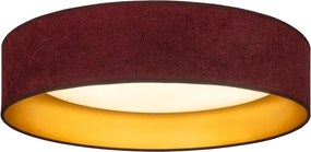 BRILAGI-LED Stropné svietidlo VELVET SIMPLE LED/24W/230V 3000K pr. 45 cm vínová/zlatá