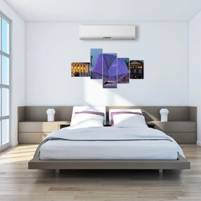 Moderná fontána - obraz