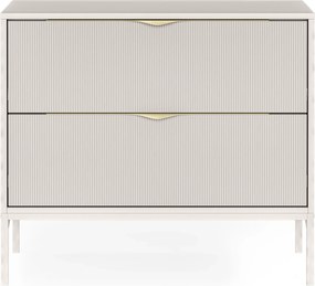 Skříňka pod umyvadlo Livia s deskou 84 cm kašmírová